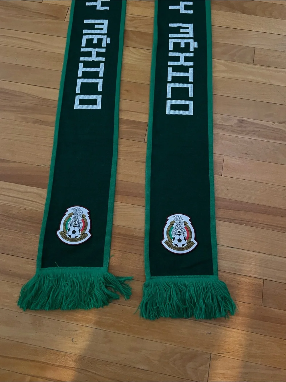 adidas Green 'Soy México' Soccer Fan Scarf Bundle of 2